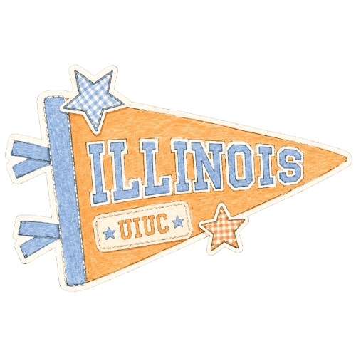 Pennant pinned to the bulletin board