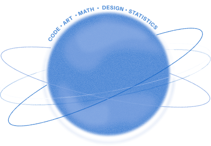 Hand-drawn planet illustration